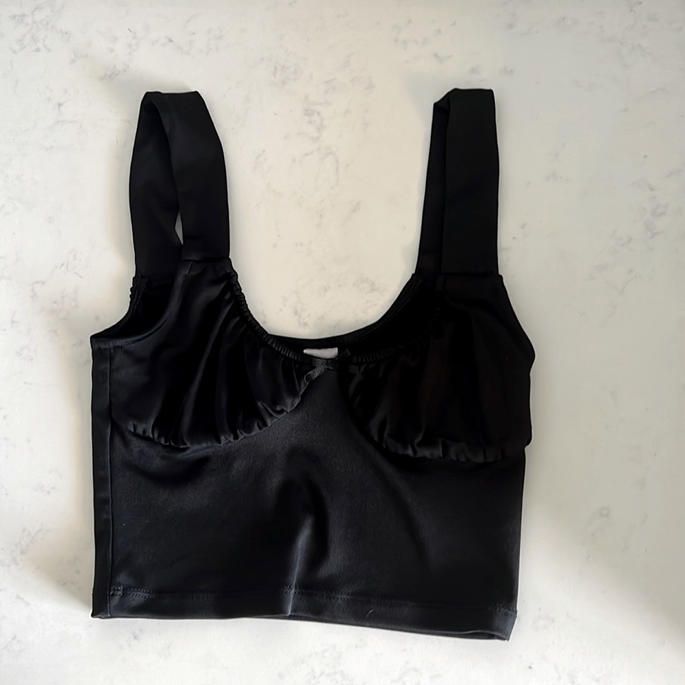 cute black crop top